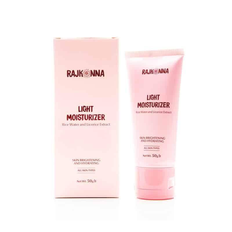 Rajkonna Light Moisturizer 50gm Kina price-195 Sele price- 265  mrp295 wholsele-210