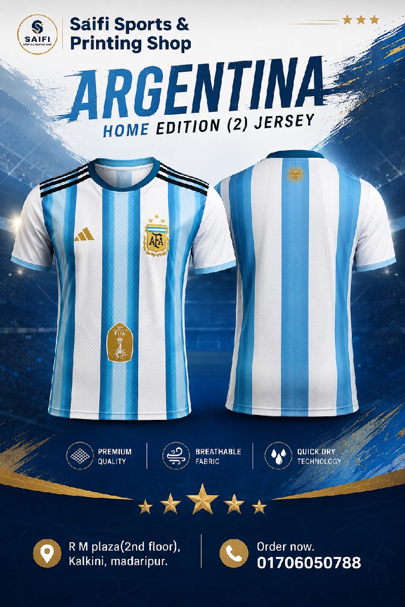 Argentina home edition (2) jersey