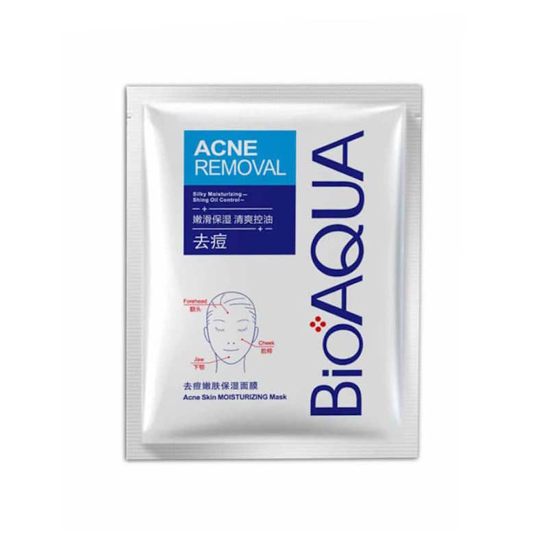 Bioaqua Acne Removal ( Pure Skin ) Acne Rejuvenation Moisturizing Sheet Mask