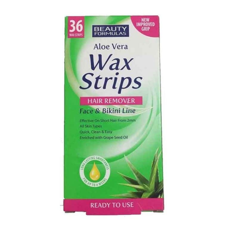 Beauty Formulas Hair Removal Wax Strips – Face & Bikini Line