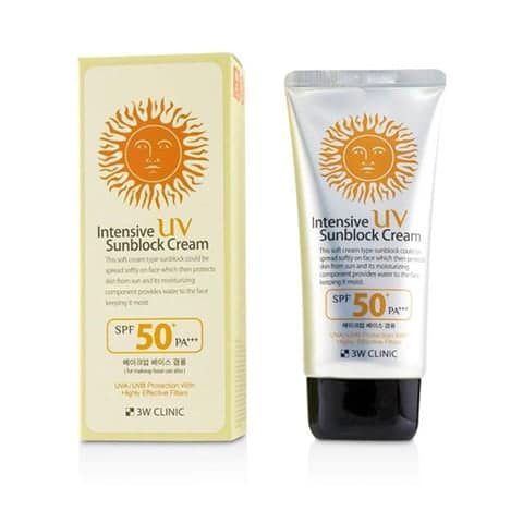 3W Clinic UV Sunblock Cream SPF 50+PA+++ – 70ml