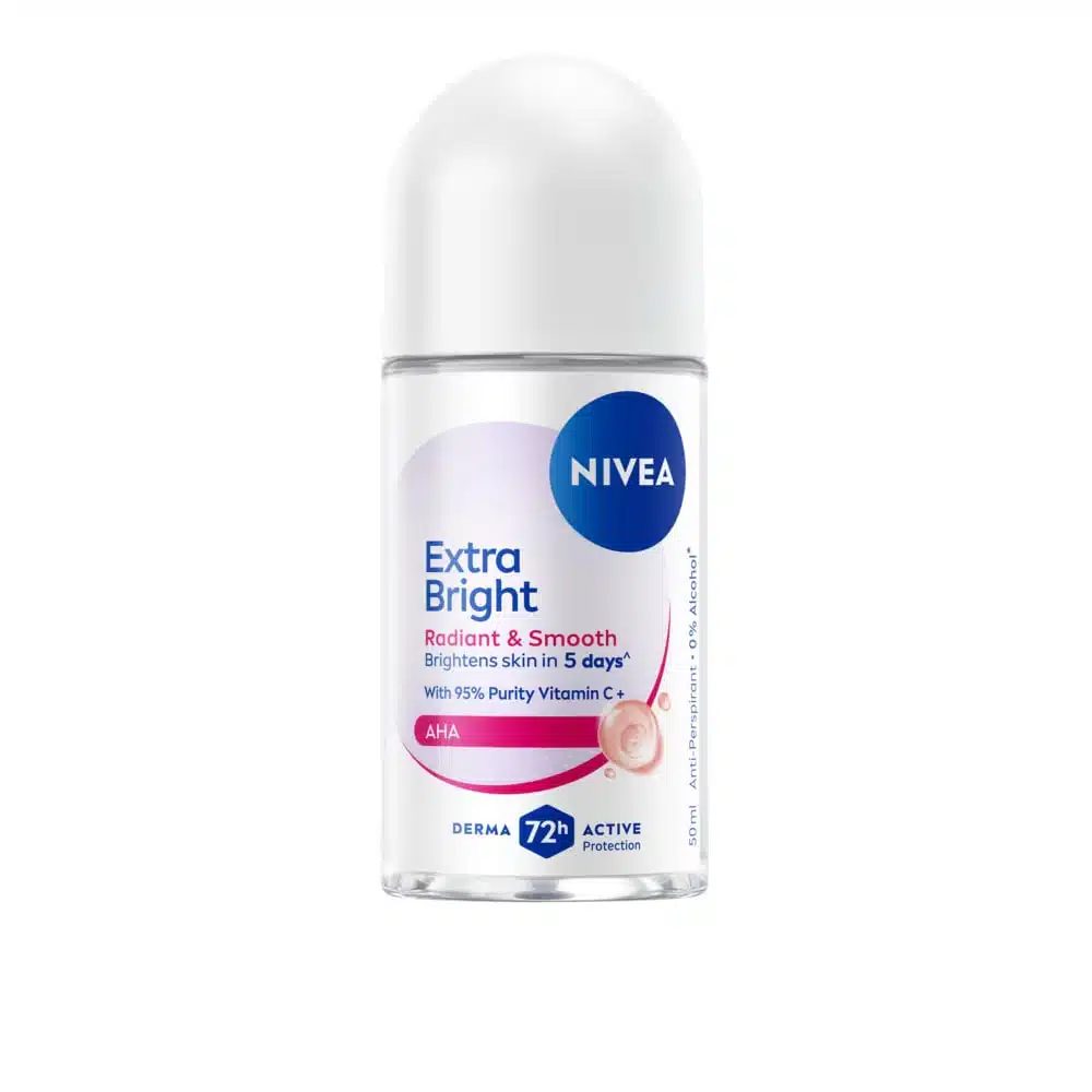 Nivea Extra Bright Radiant & Smooth Deodorant Roll On – 50 ml