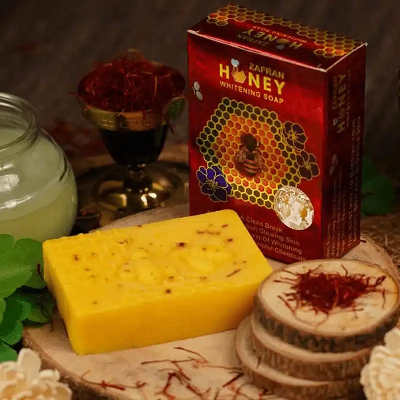 Zafran Honey Whitening Soap – 100gm