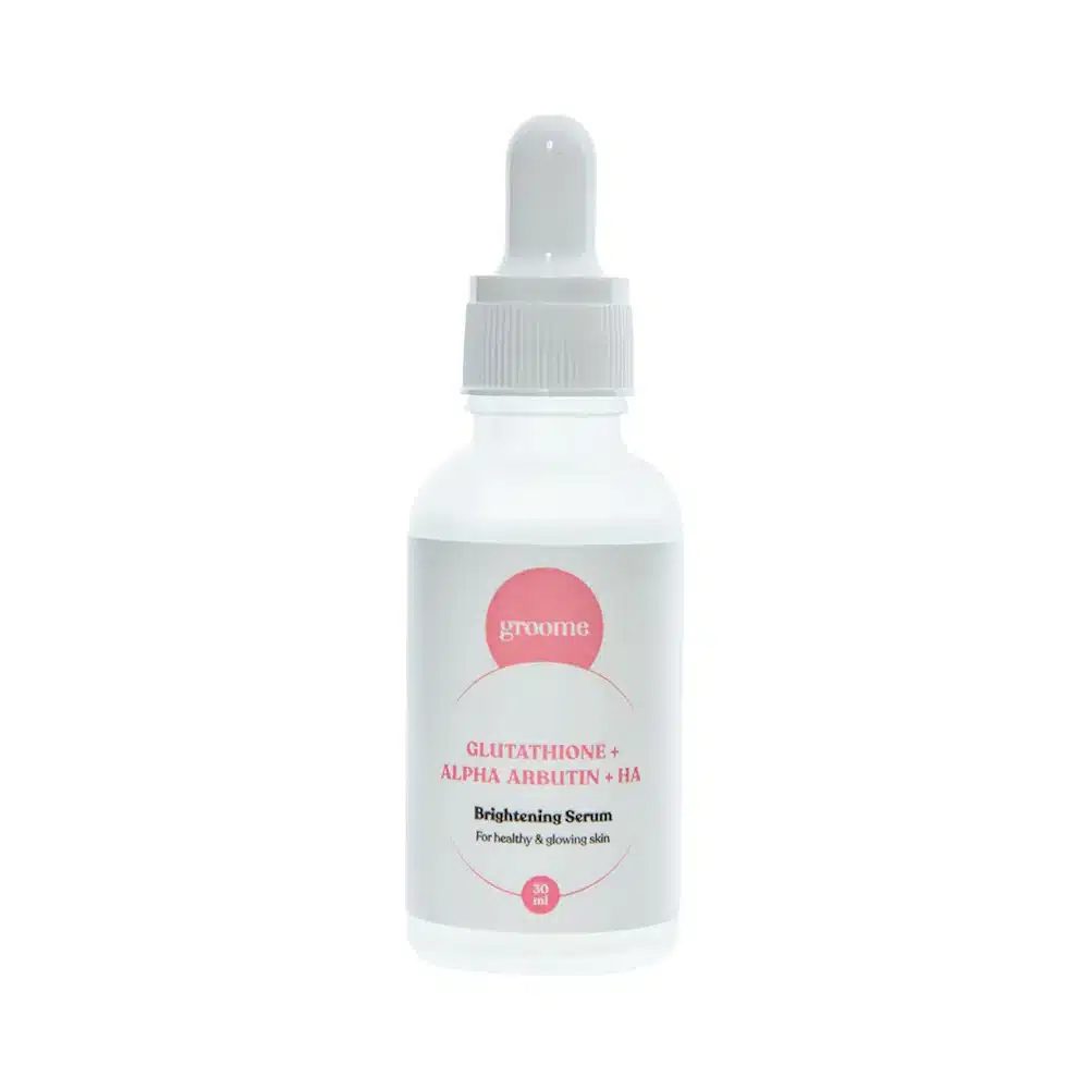Groome Glutathione + Alpha Arbutin +ha Brightening Serum – 30ml