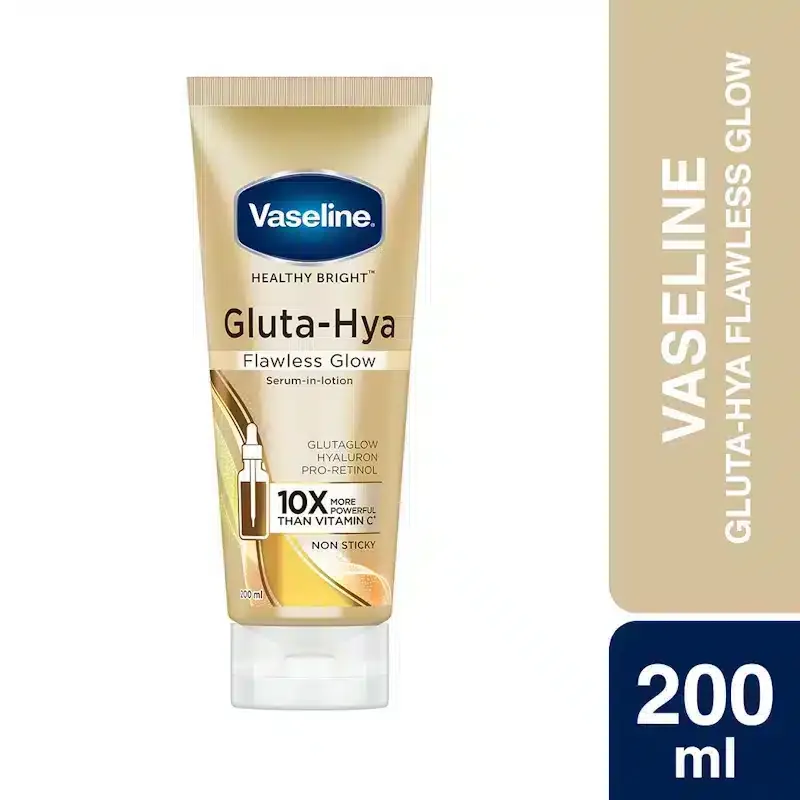 Vaseline Gluta Hya Flawless Glow Serum in Lotion 200ml