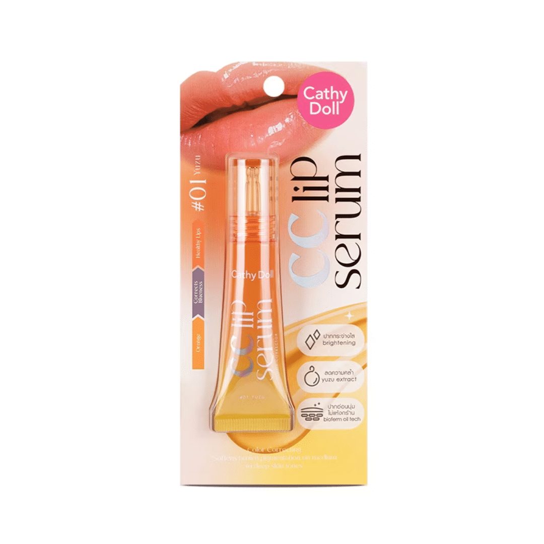 Cathy Doll CC Lip Serum Color Corrector – 01 Yuzu