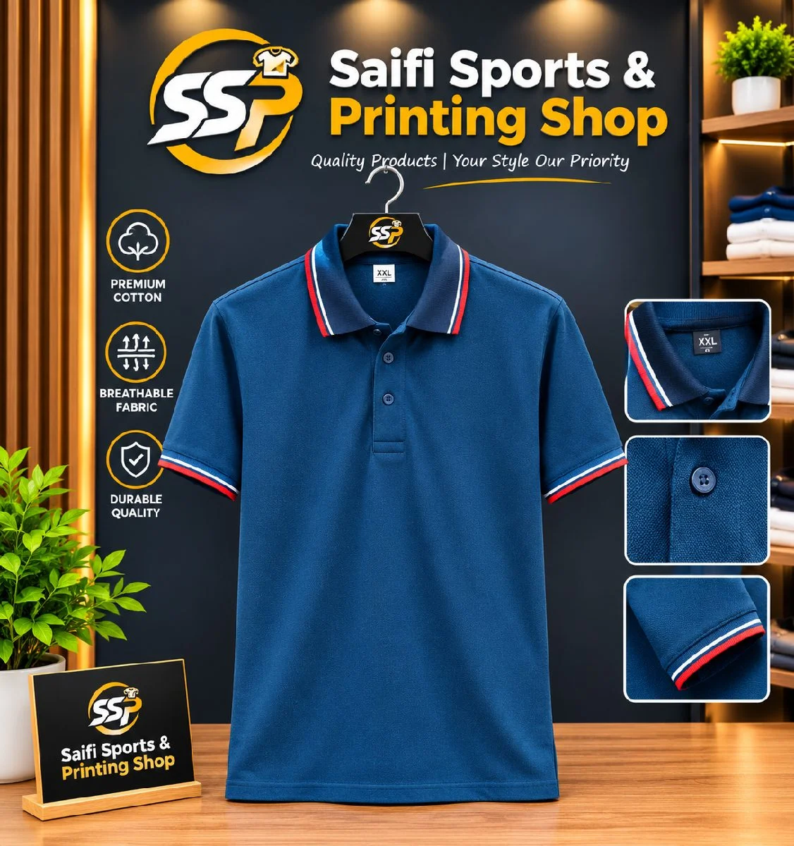 Polo blue t-shirt