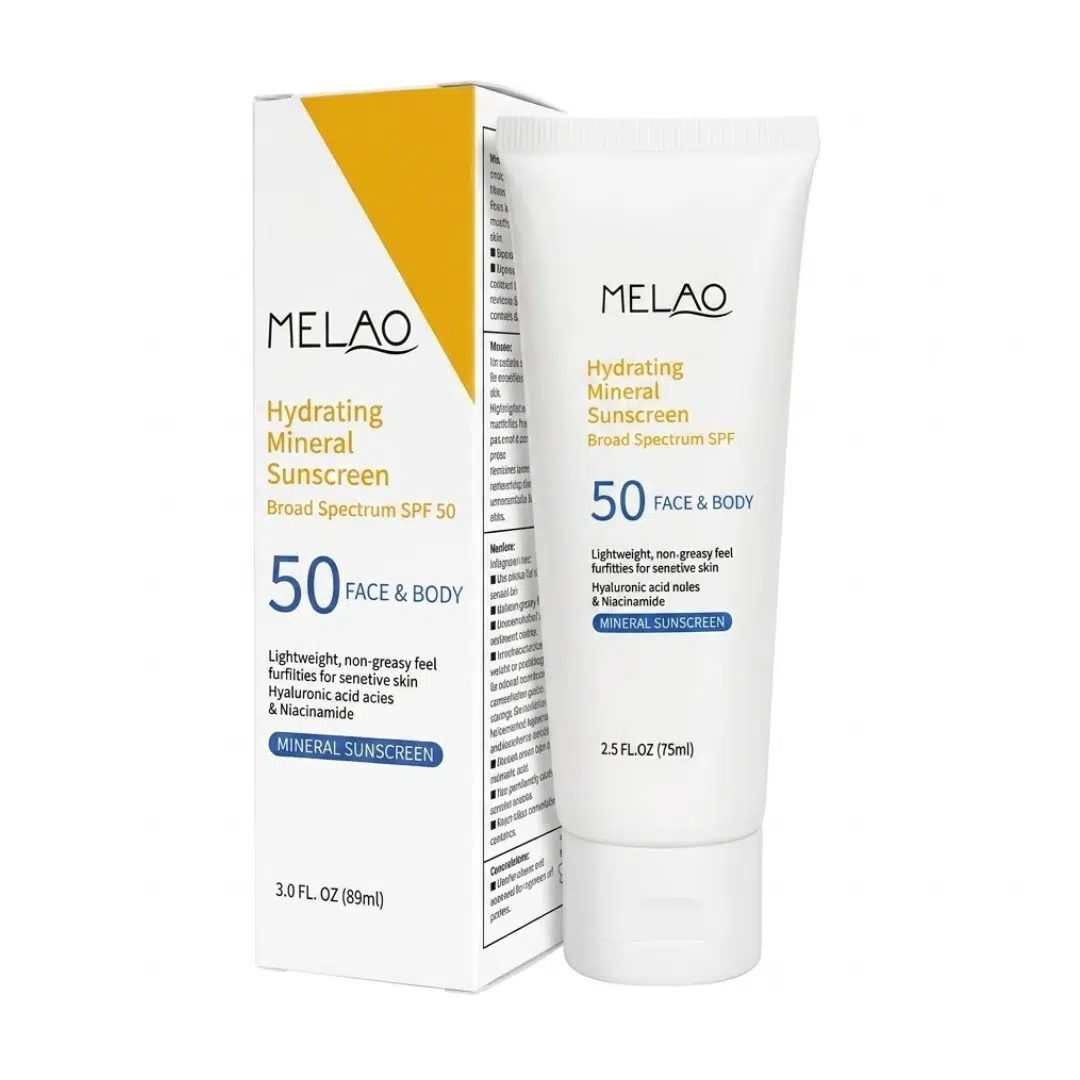 Melao Hydrating Mineral Face & Body Sunscreen SPF 50 – 75ml