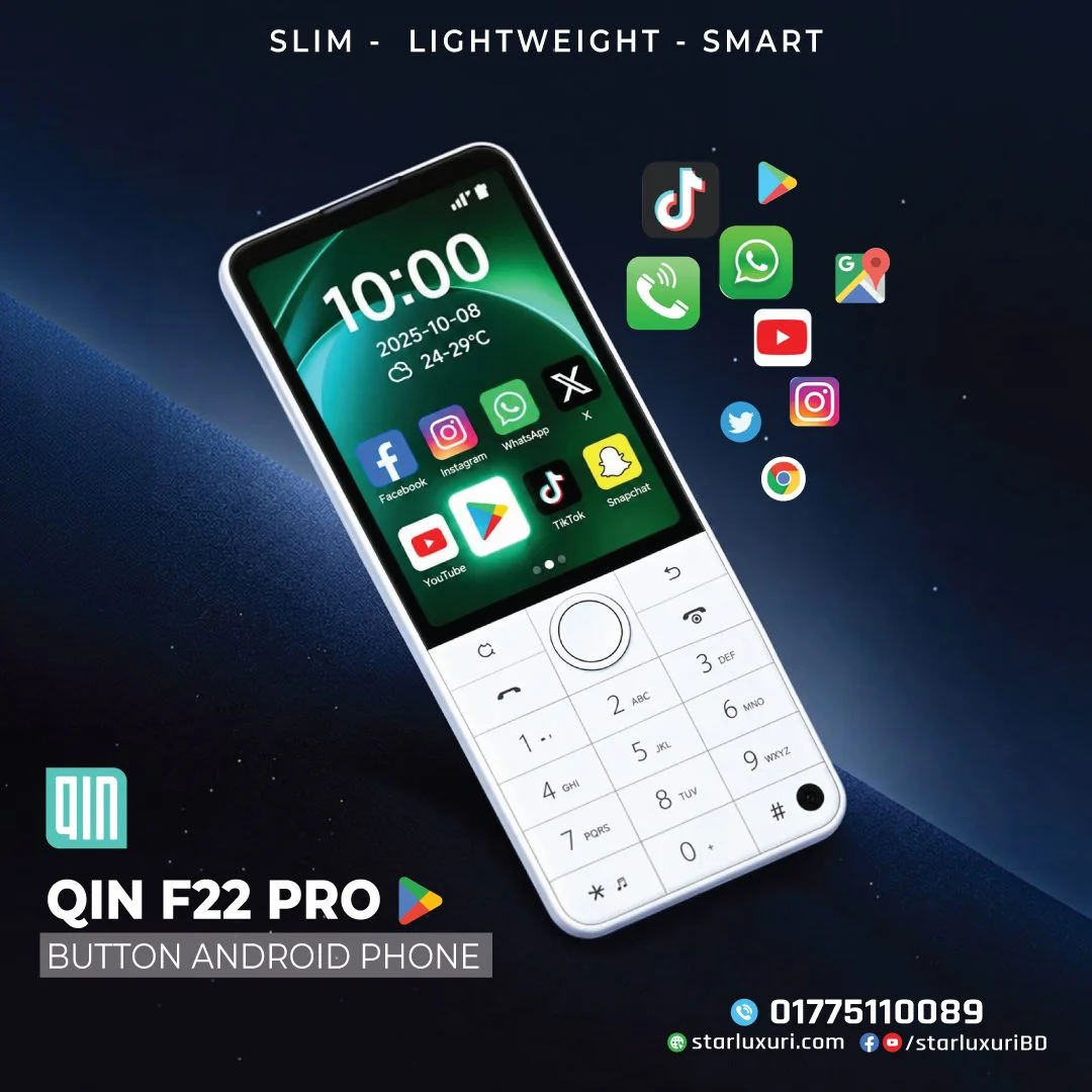 Xiaomi Qin F22 pro 4/64GB Mini Smartphone | 4G VoLTE, Android Support & Compact Design, 3.54 Inch Touch Screen, 2130 mAh