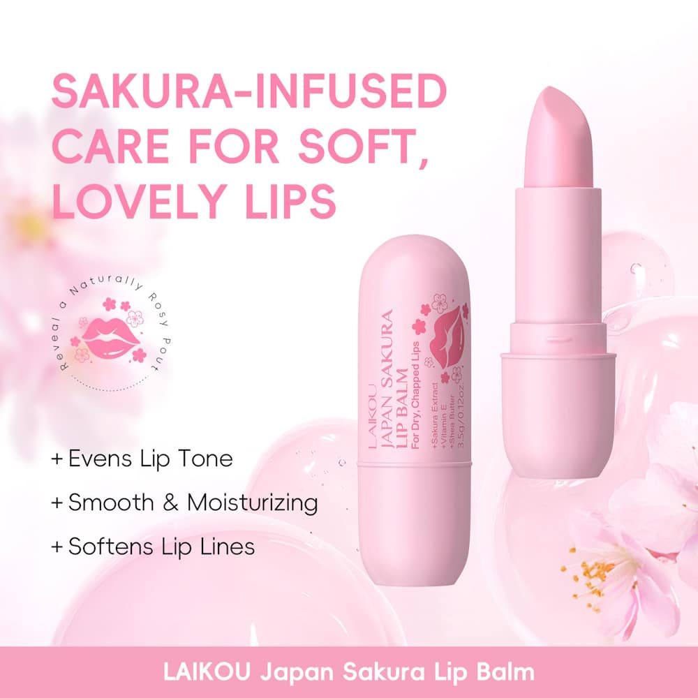 LAIKOU JAPAN SAKURA LIP BALM 3.5G