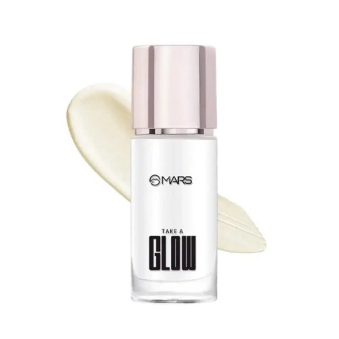 Mars Take A Glow Illuminating Primer & Strobe Cream 30gm – 02 Light Beam