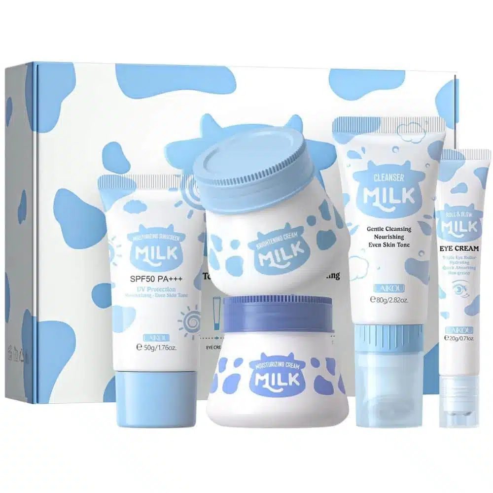 Laikou Milk Skin Care Sets – 5pcs