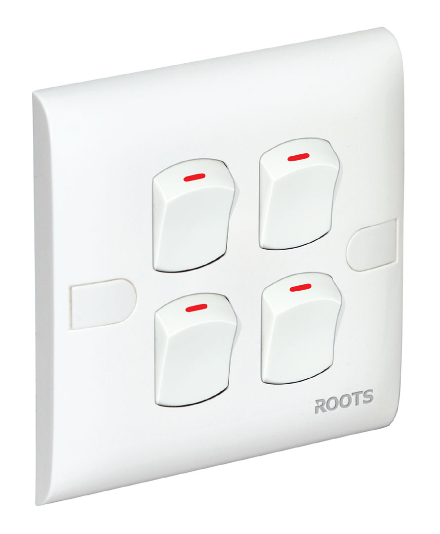 FOUR GANG ONE WAY SWITCH