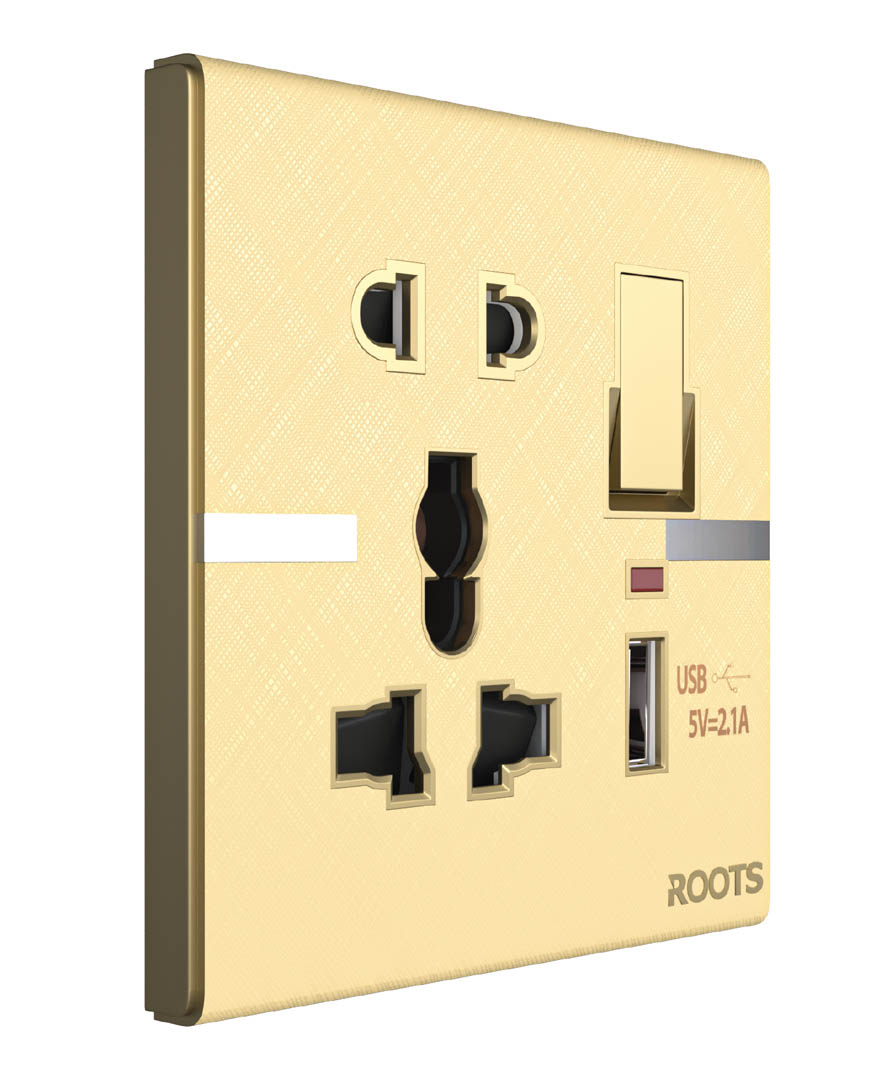 2&3 PIN MULTI SOCKET WITH SWITCH