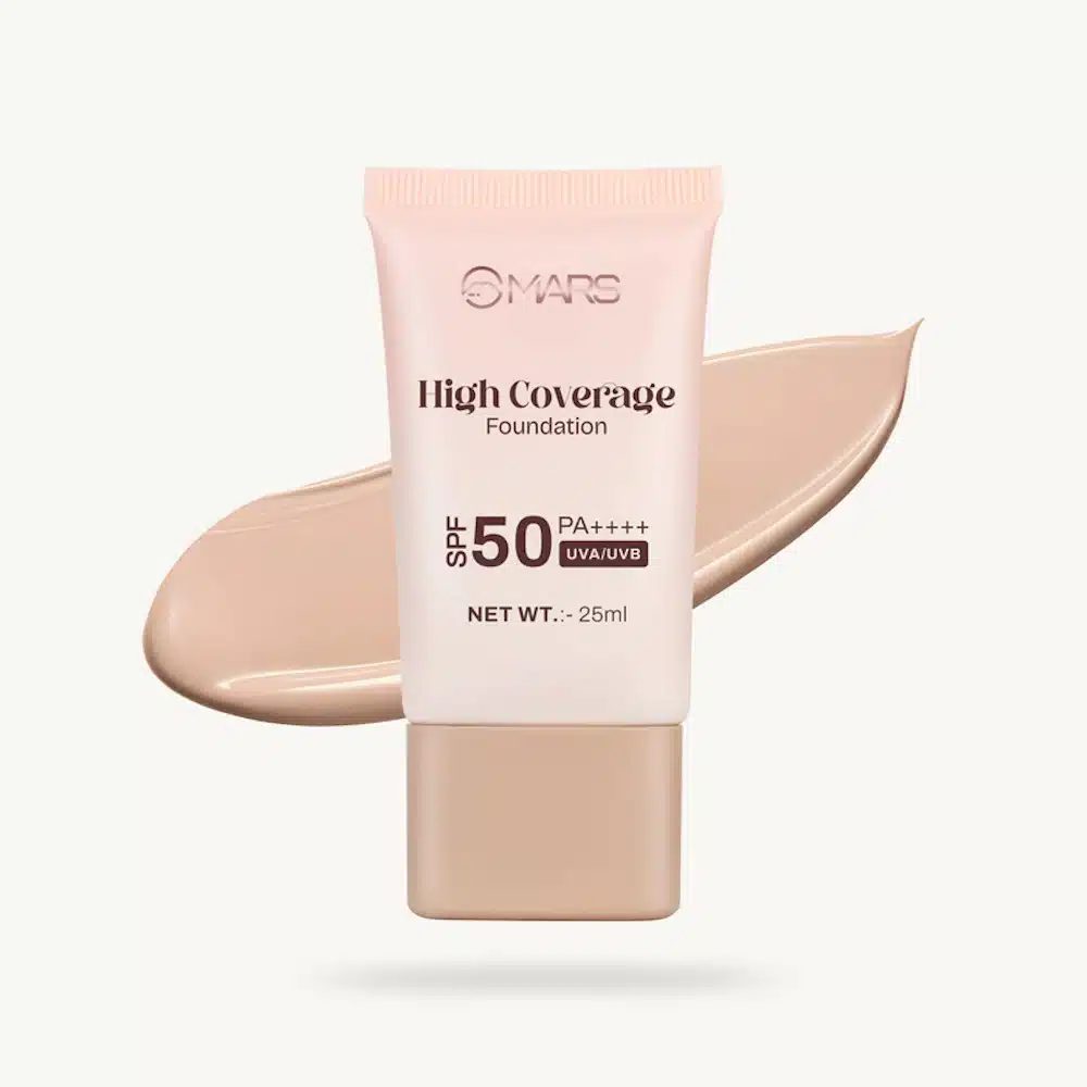 MARS High Coverage Foundation Natural Charm 04 SPF 50 PA++++ 25 ml