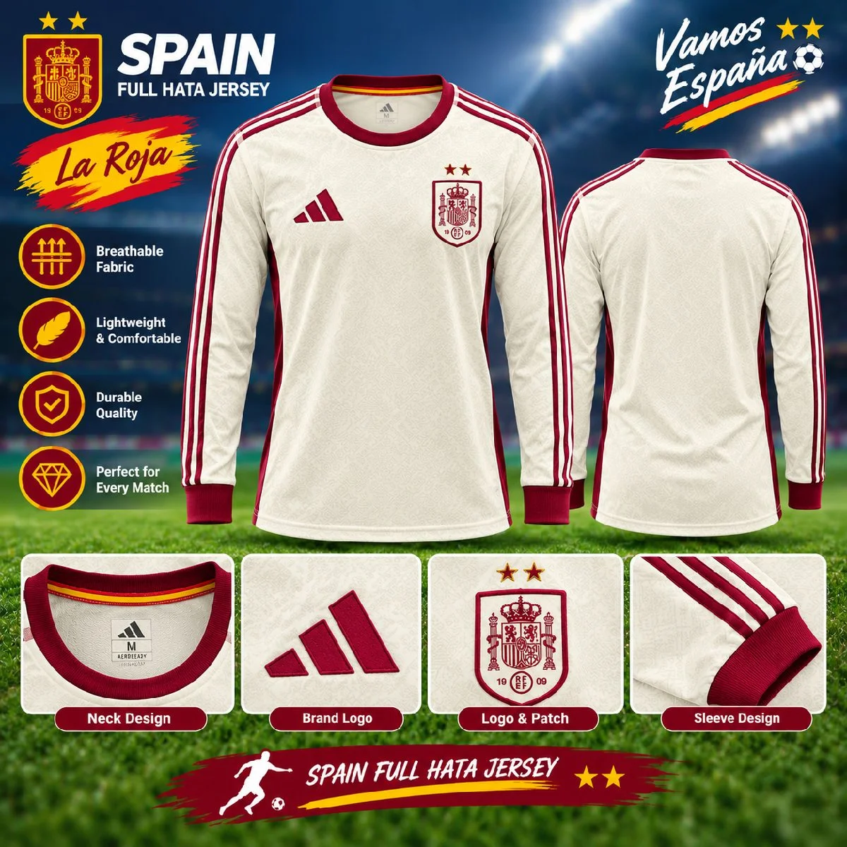 Spain full sleeve Jersey