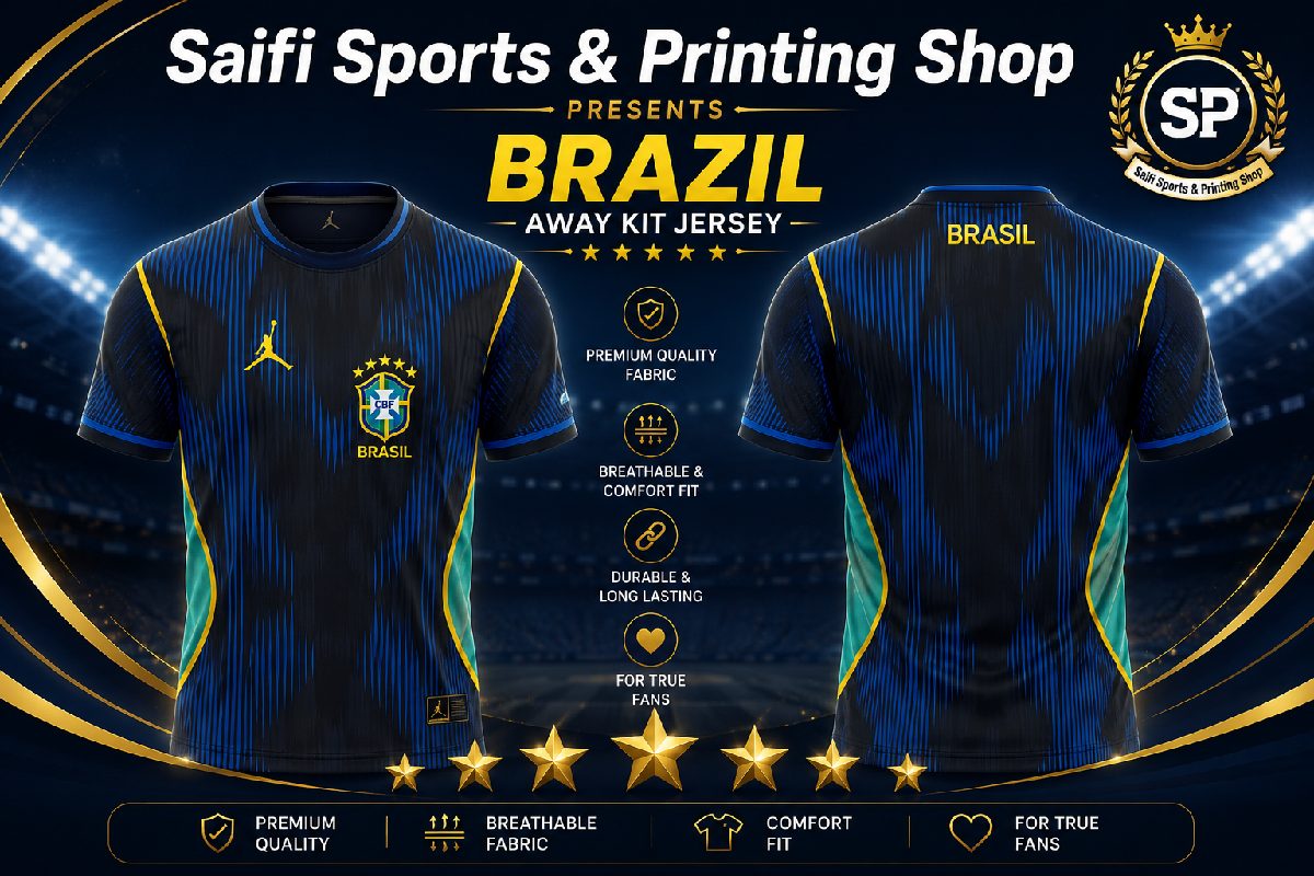 Brazil away kit Jersey
