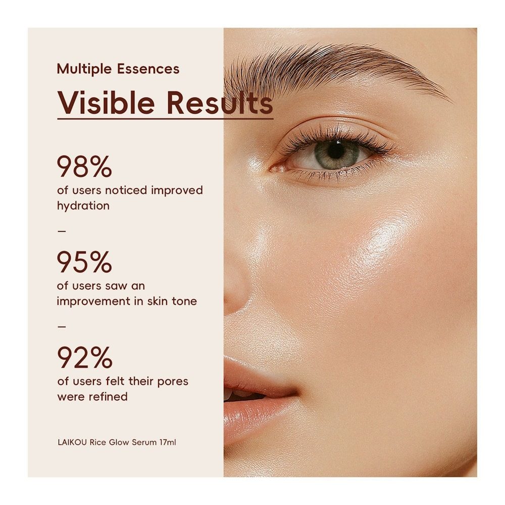 Laikou Rice Glow Serum: The Secret to Radiant, Glass Skin 17ml