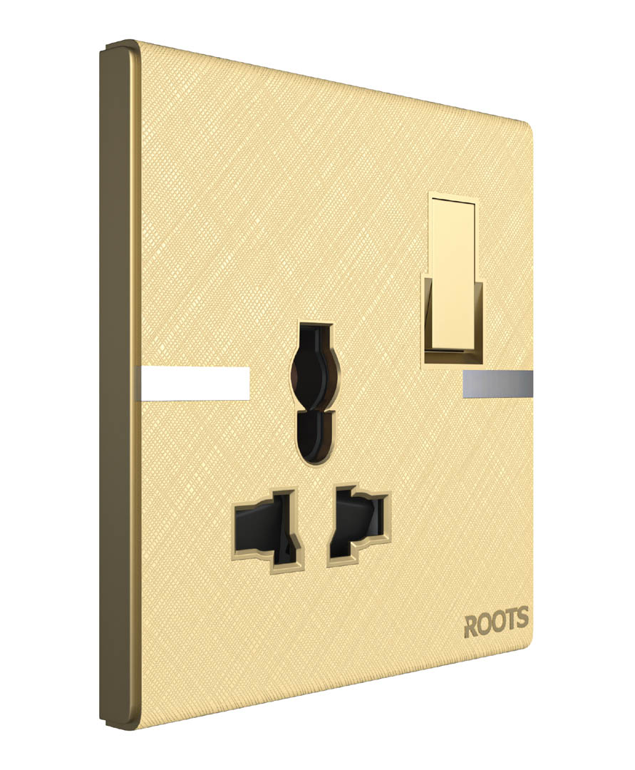 3 PIN MULTI SOCKET WITH SWITCH