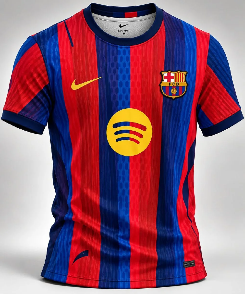Barcelona home jersey
