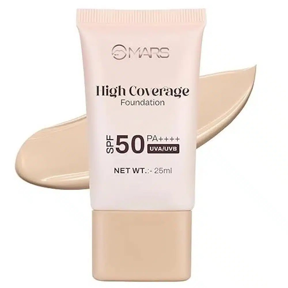 MARS High Coverage Foundation Natural Beige 03 SPF 50 PA++++ 25ml