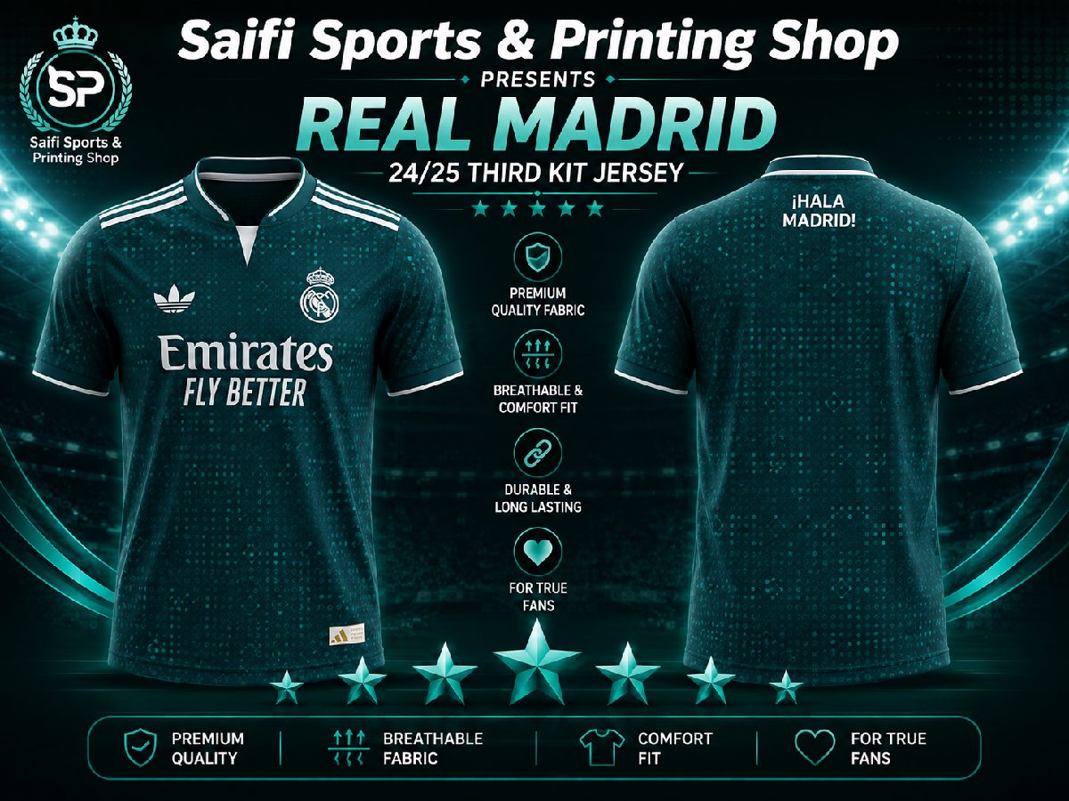 Real Madrid third kit Jersey