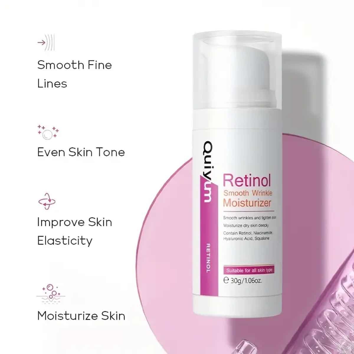 Quiyum Retinol Moisturizer Smooth Wrinkle Cream – 30g