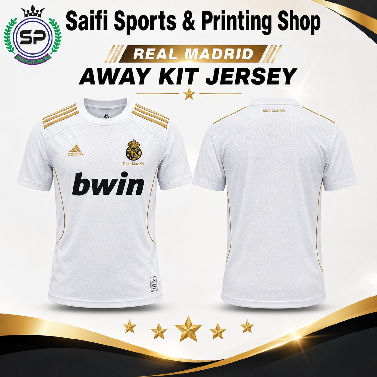 Real Madrid away edition kit Jersey