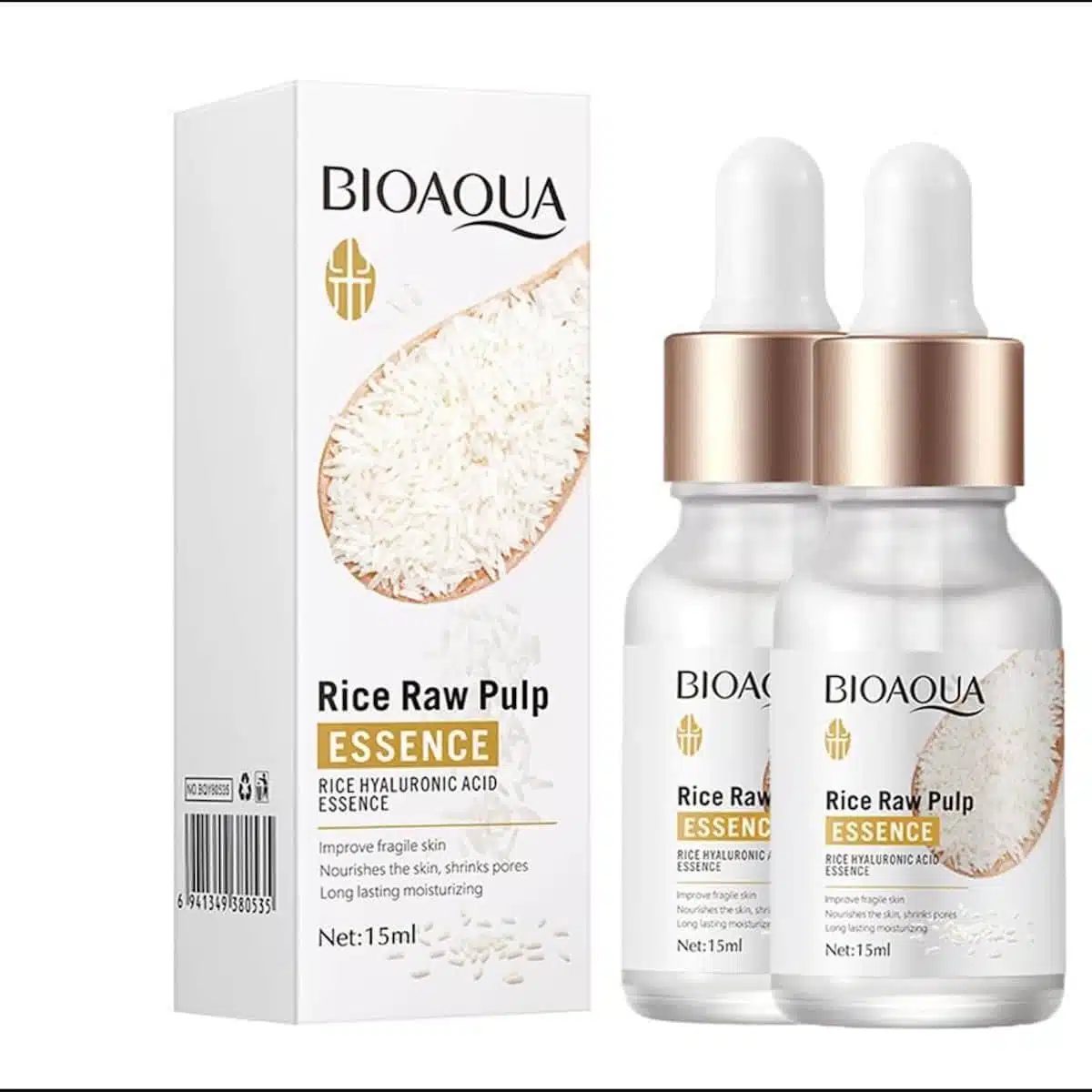 Bioaqua Rice Raw Pulm Face Essence Serum 15ml
