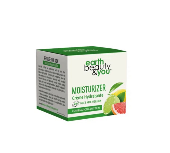 Earth Beauty & You Moisturizer for Combination & Oily Skin – 50ml