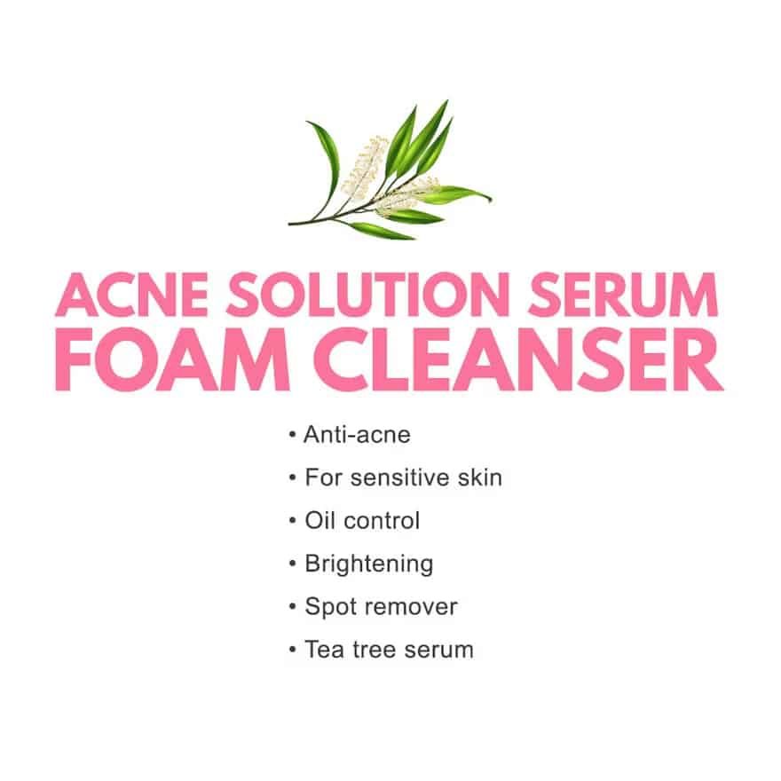 Cathy Doll Acne Solution Serum Foam Cleanser – 100ml