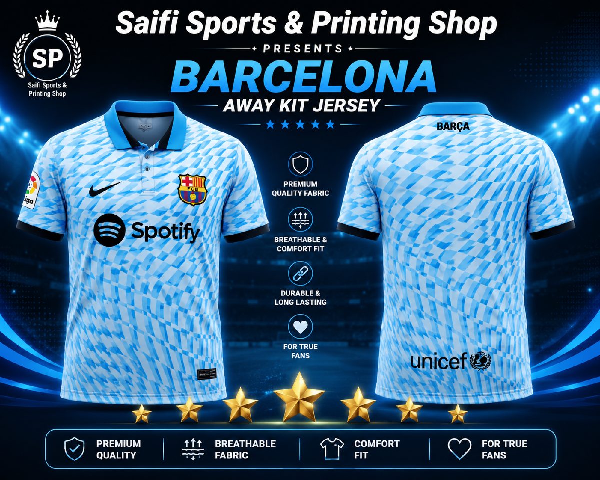 Barcelona away kit Jersey